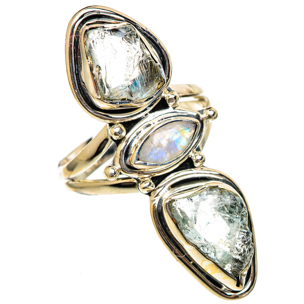 Aquamarine Rings handcrafted by Ana Silver Co - RING106526 - Photo 2