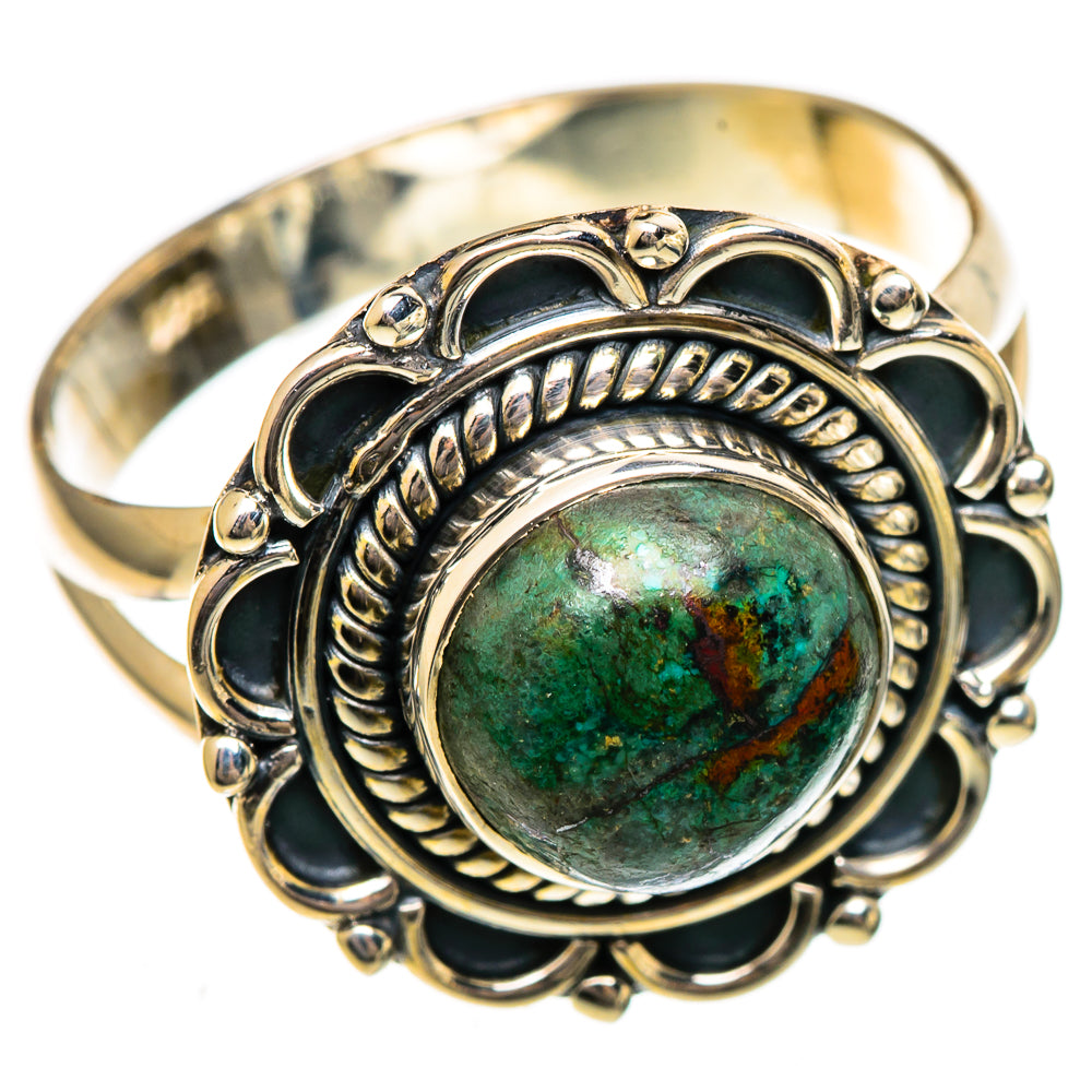 Chrysocolla Rings handcrafted by Ana Silver Co - RING106540 - Photo 2