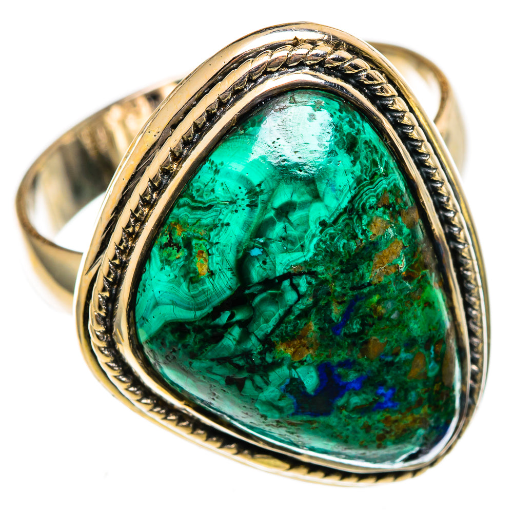 Chrysocolla Rings handcrafted by Ana Silver Co - RING106542 - Photo 2