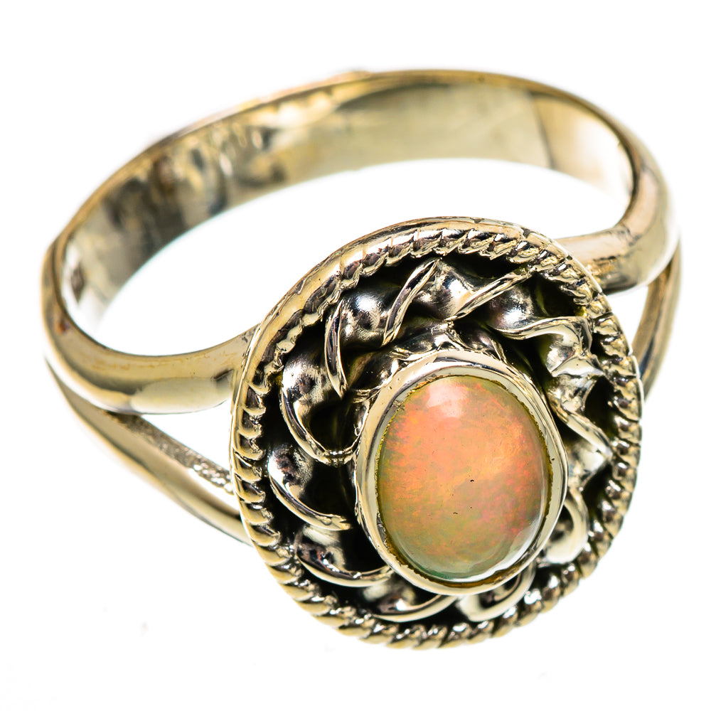 Ethiopian Opal Rings handcrafted by Ana Silver Co - RING106563 - Photo 2