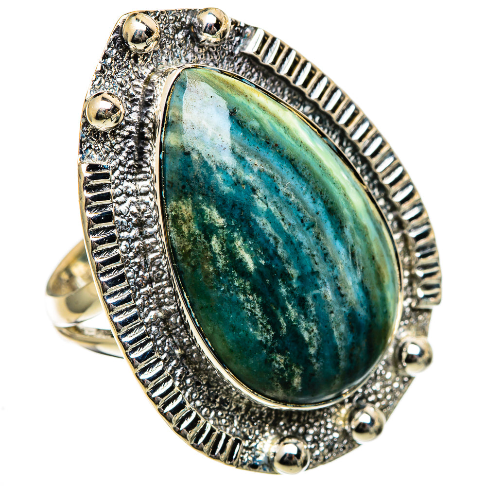Ocean Jasper Rings handcrafted by Ana Silver Co - RING106794 - Photo 2