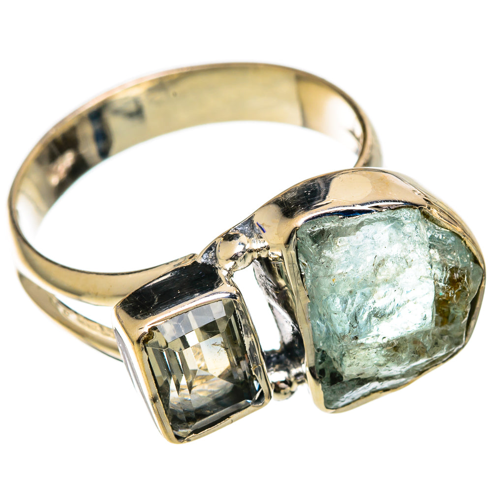 Aquamarine Rings handcrafted by Ana Silver Co - RING106830 - Photo 2