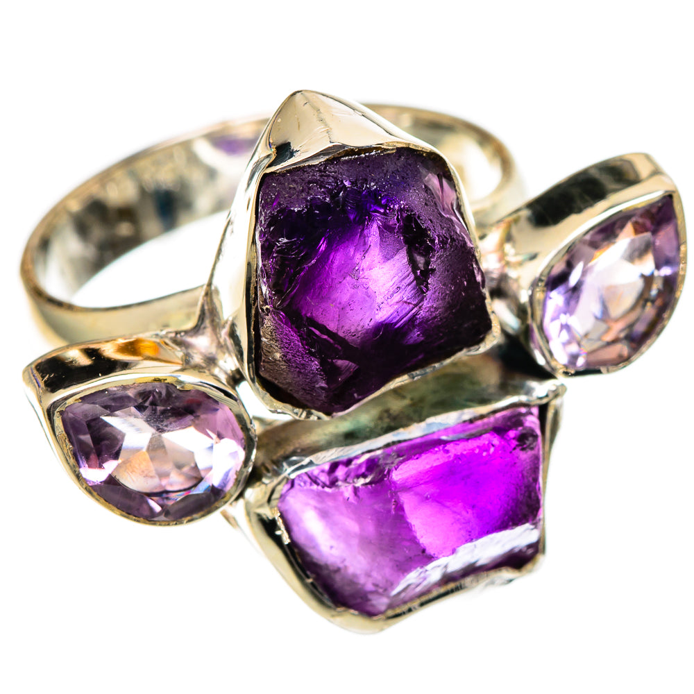 Amethyst Rings handcrafted by Ana Silver Co - RING106854 - Photo 2