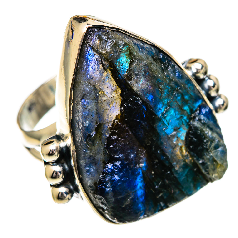 Labradorite Rings handcrafted by Ana Silver Co - RING106909 - Photo 2