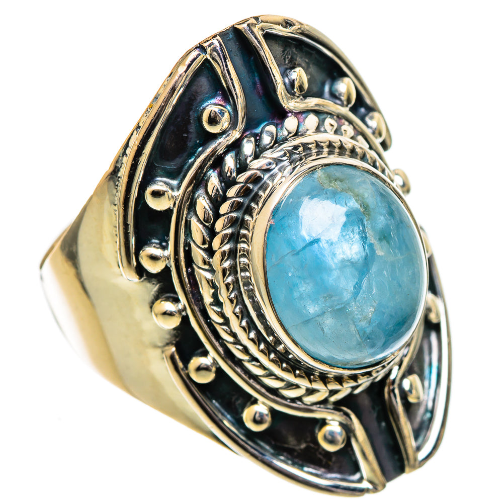 Aquamarine Rings handcrafted by Ana Silver Co - RING106912 - Photo 2