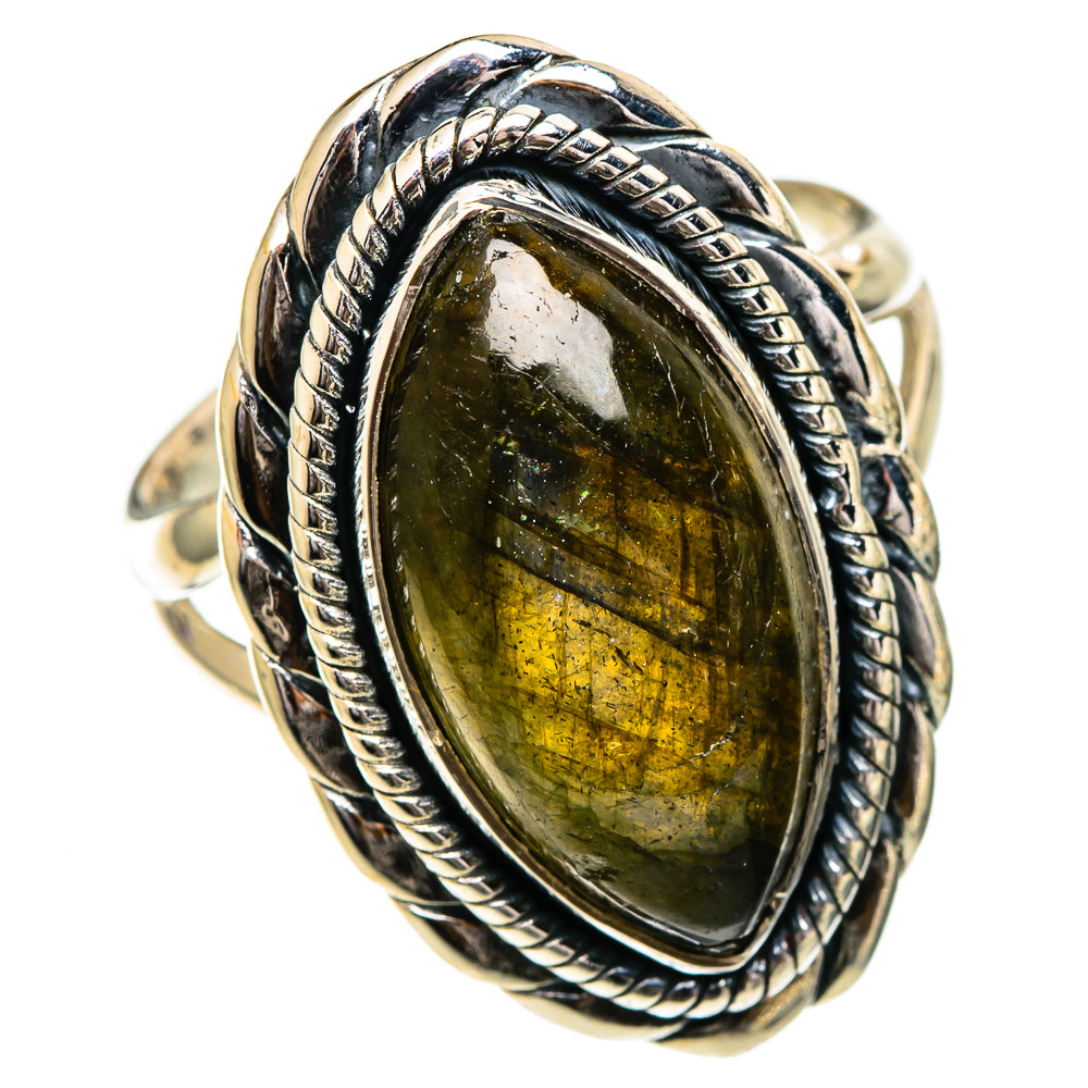 Labradorite Rings handcrafted by Ana Silver Co - RING106916 - Photo 2