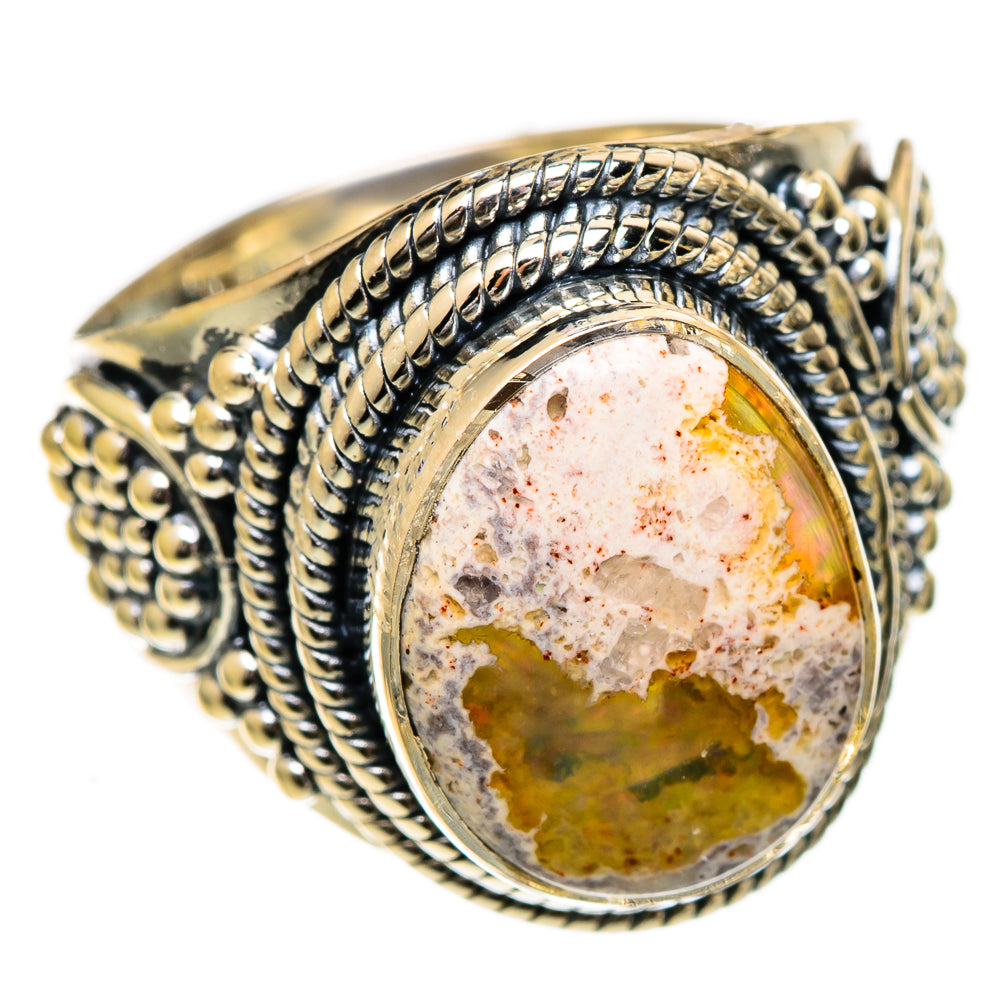 Mexican Fire Opal Rings handcrafted by Ana Silver Co - RING106982 - Photo 2