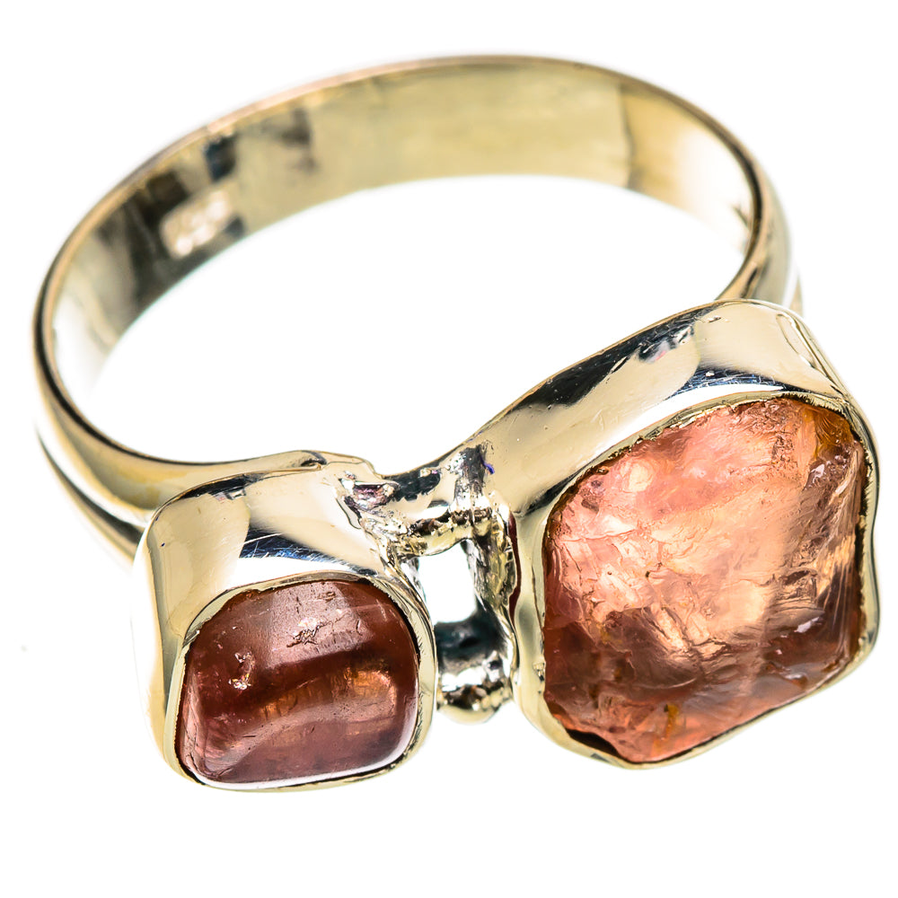 Pink Tourmaline Rings handcrafted by Ana Silver Co - RING107008 - Photo 2