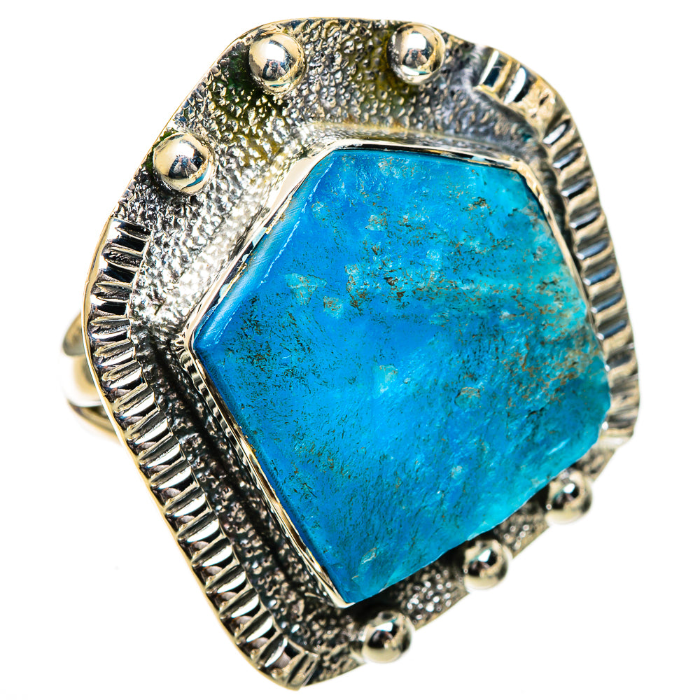 Chrysocolla Rings handcrafted by Ana Silver Co - RING107060 - Photo 2