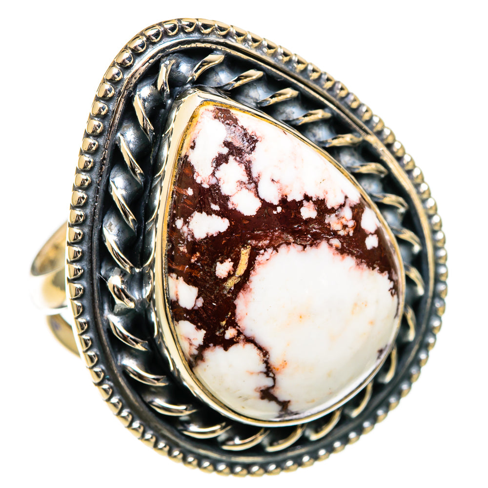 Wild Horse Jasper Rings handcrafted by Ana Silver Co - RING107086 - Photo 2