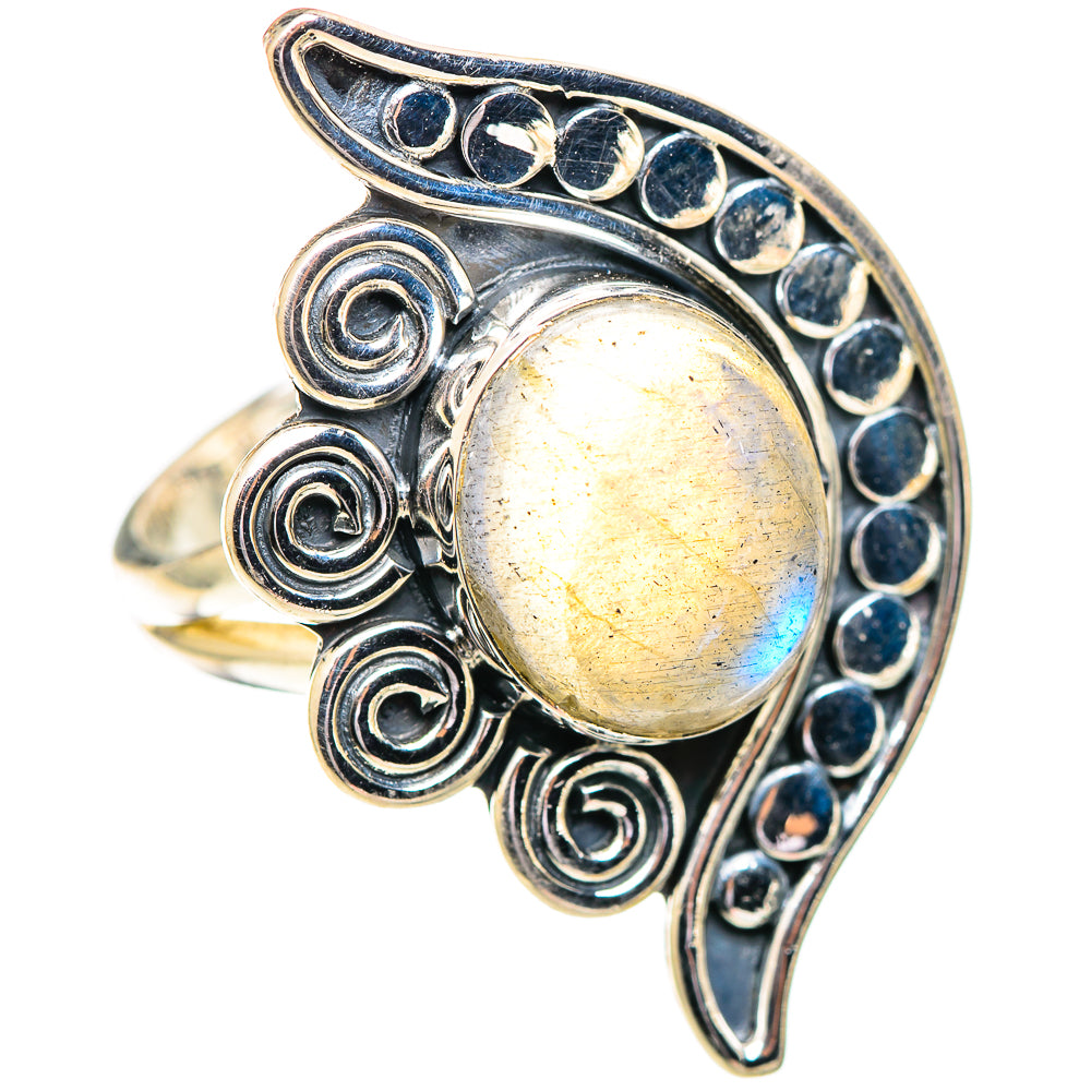 Labradorite Rings handcrafted by Ana Silver Co - RING107166 - Photo 2