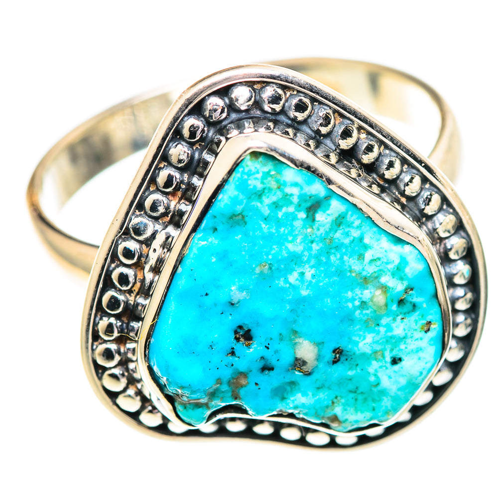Turquoise Rings handcrafted by Ana Silver Co - RING107171 - Photo 2