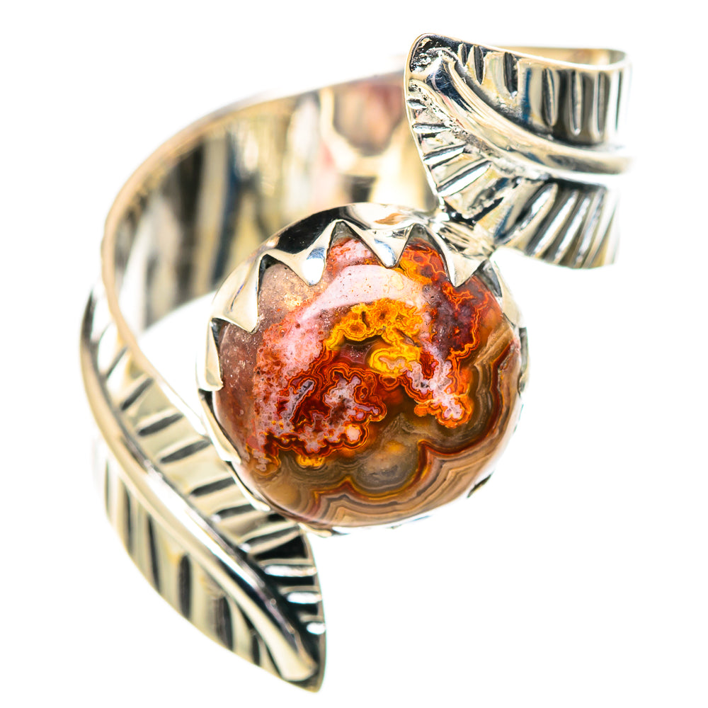Crazy Lace Agate Rings handcrafted by Ana Silver Co - RING107179 - Photo 2