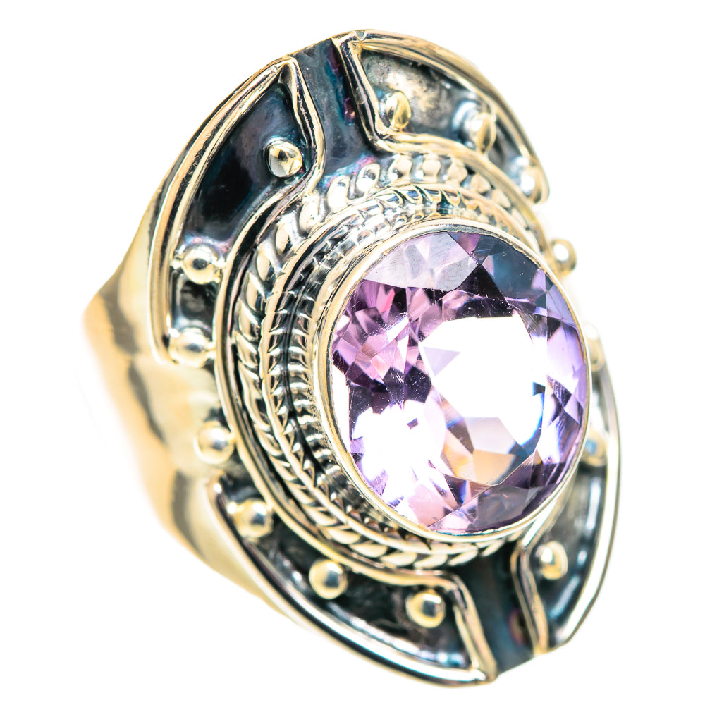Amethyst Rings handcrafted by Ana Silver Co - RING107217 - Photo 2