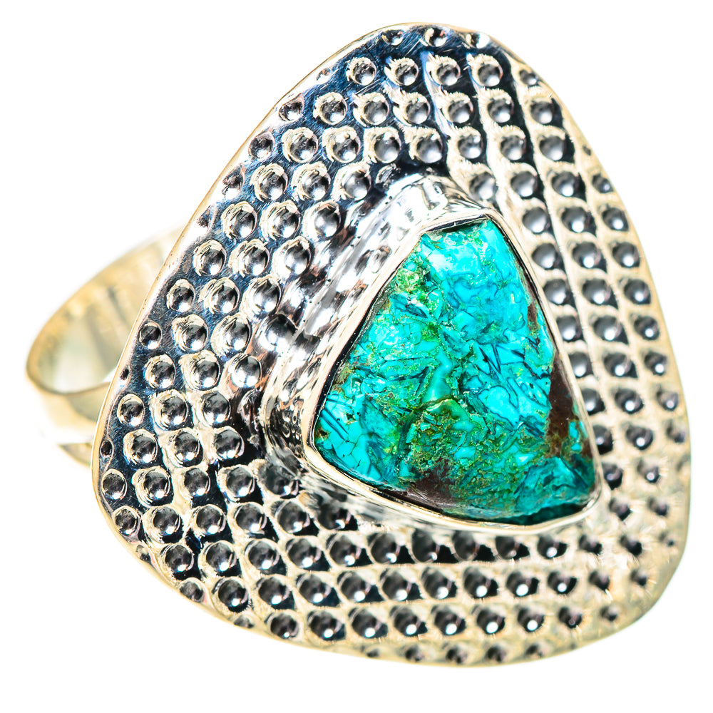 Chrysocolla Rings handcrafted by Ana Silver Co - RING107263 - Photo 2