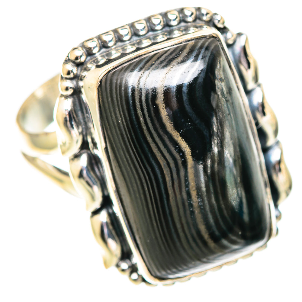 Psilomelane Rings handcrafted by Ana Silver Co - RING107285 - Photo 2