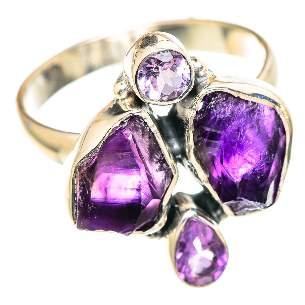 Amethyst Rings handcrafted by Ana Silver Co - RING107313 - Photo 2