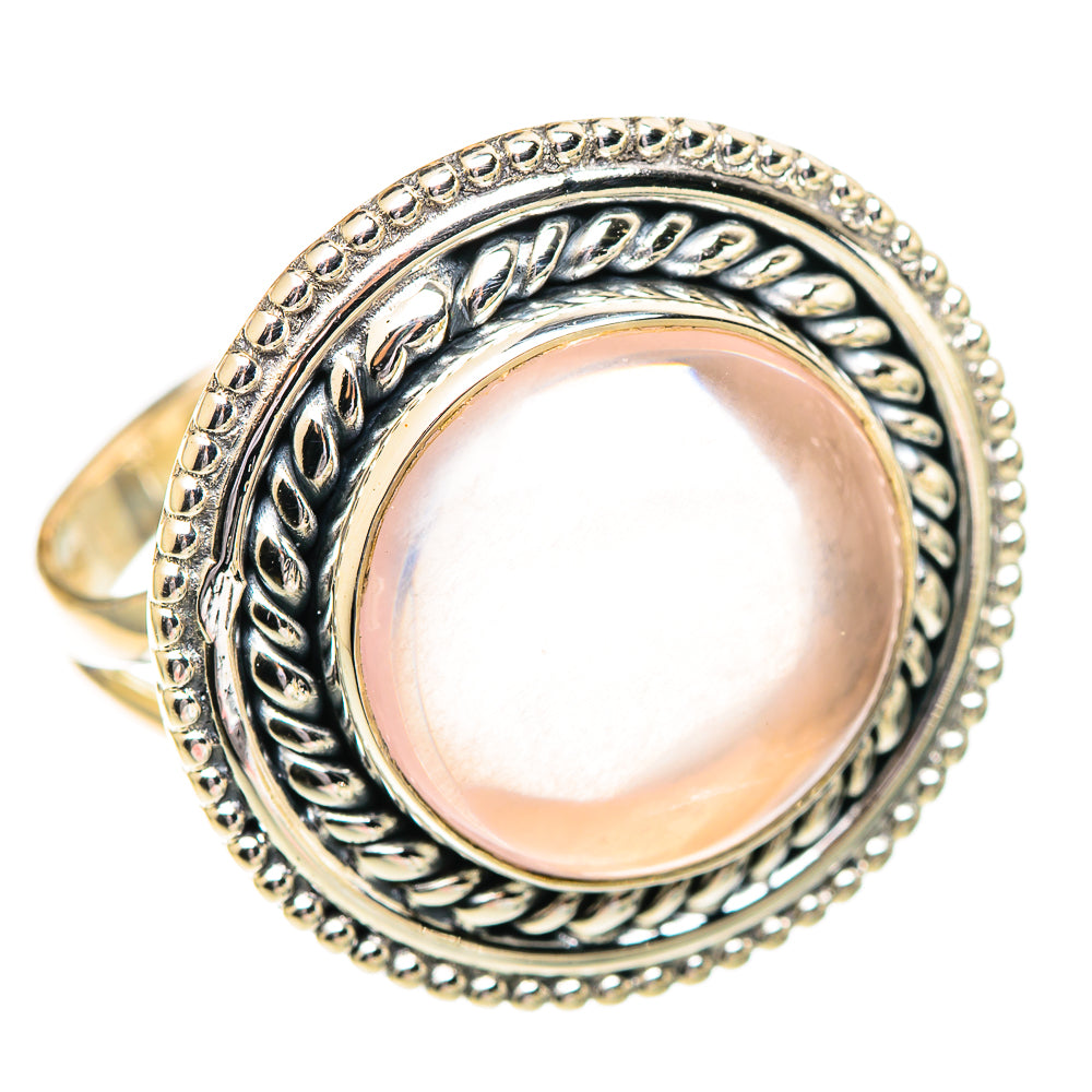 Rose Quartz Rings handcrafted by Ana Silver Co - RING107342 - Photo 2
