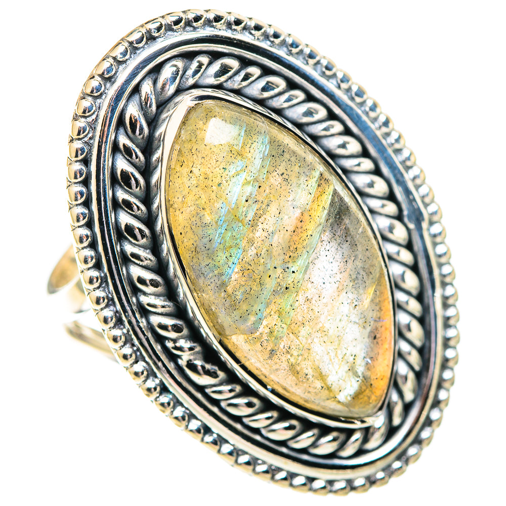 Labradorite Rings handcrafted by Ana Silver Co - RING107356 - Photo 2