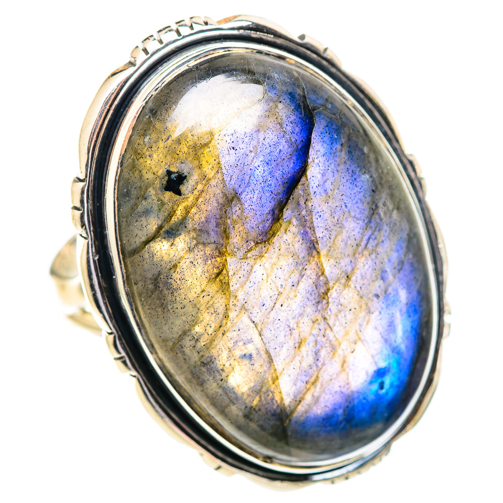 Labradorite Rings handcrafted by Ana Silver Co - RING107403 - Photo 2