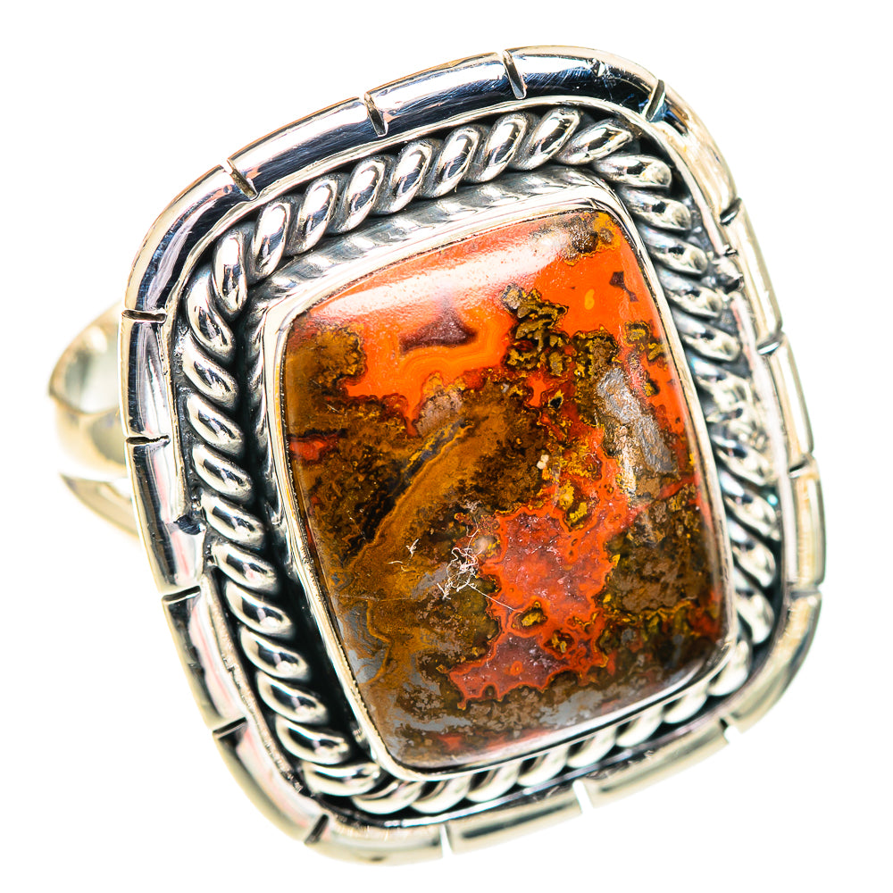 Moroccan Agate Rings handcrafted by Ana Silver Co - RING107419 - Photo 2