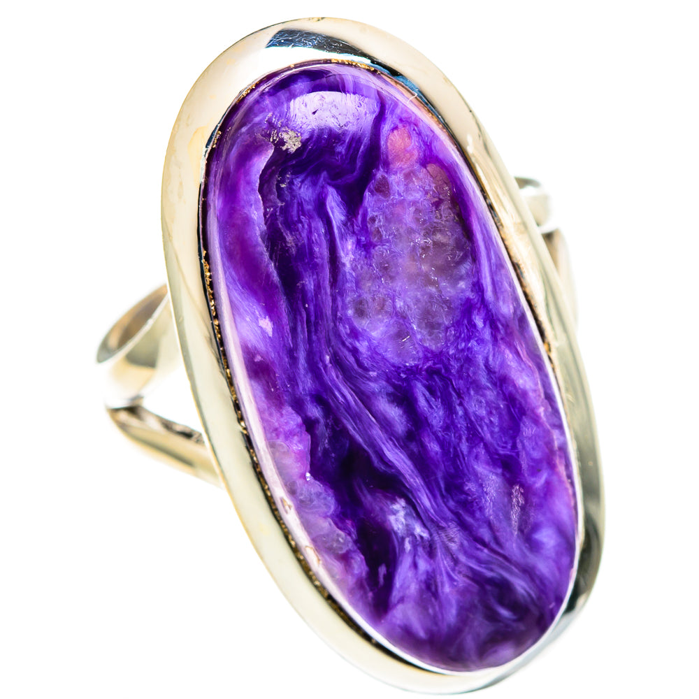 Charoite Rings handcrafted by Ana Silver Co - RING107519 - Photo 2