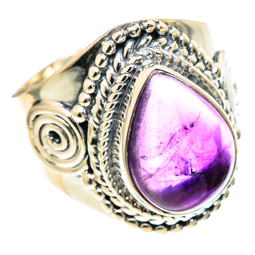 Amethyst Rings handcrafted by Ana Silver Co - RING107520 - Photo 2
