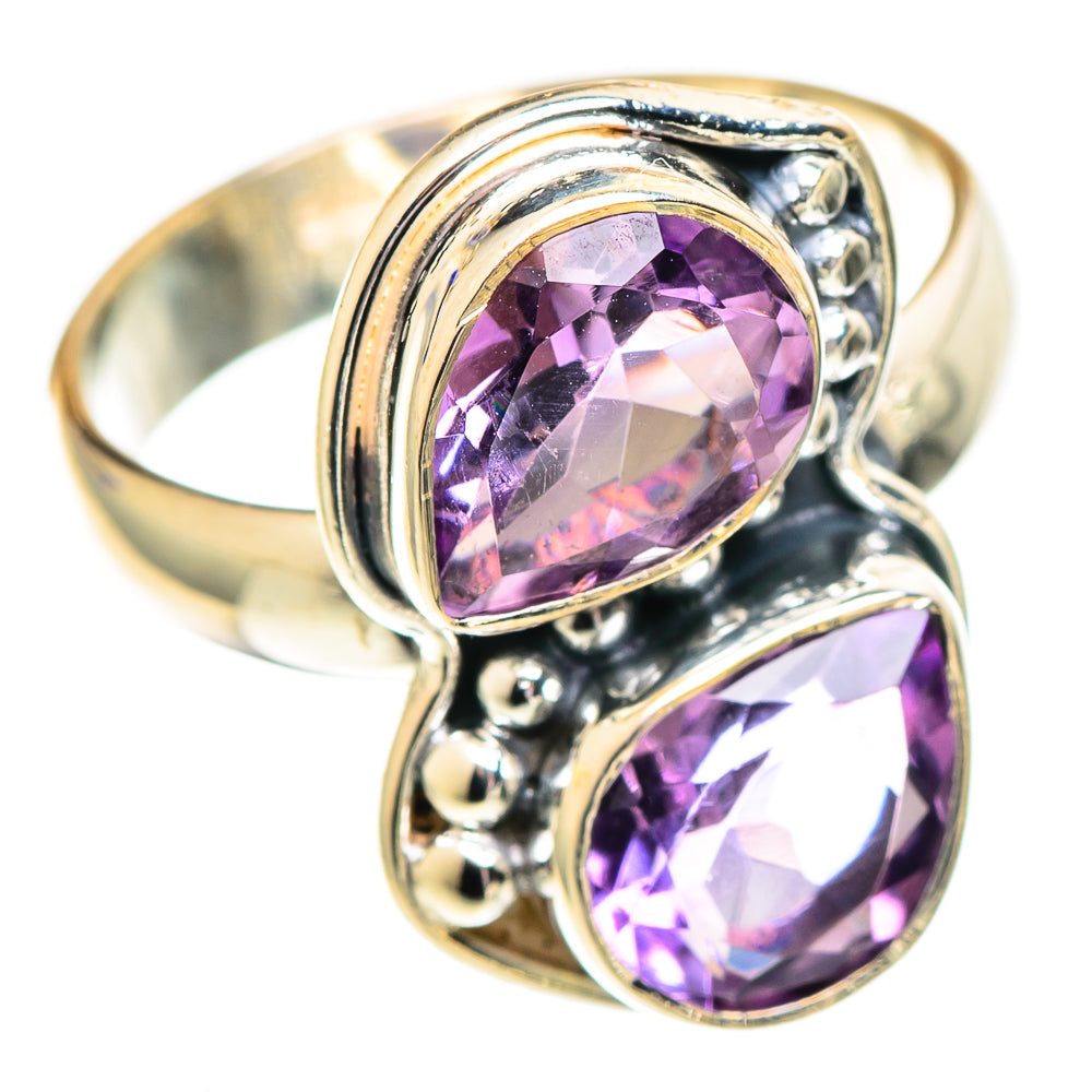 Amethyst Rings handcrafted by Ana Silver Co - RING107546 - Photo 2
