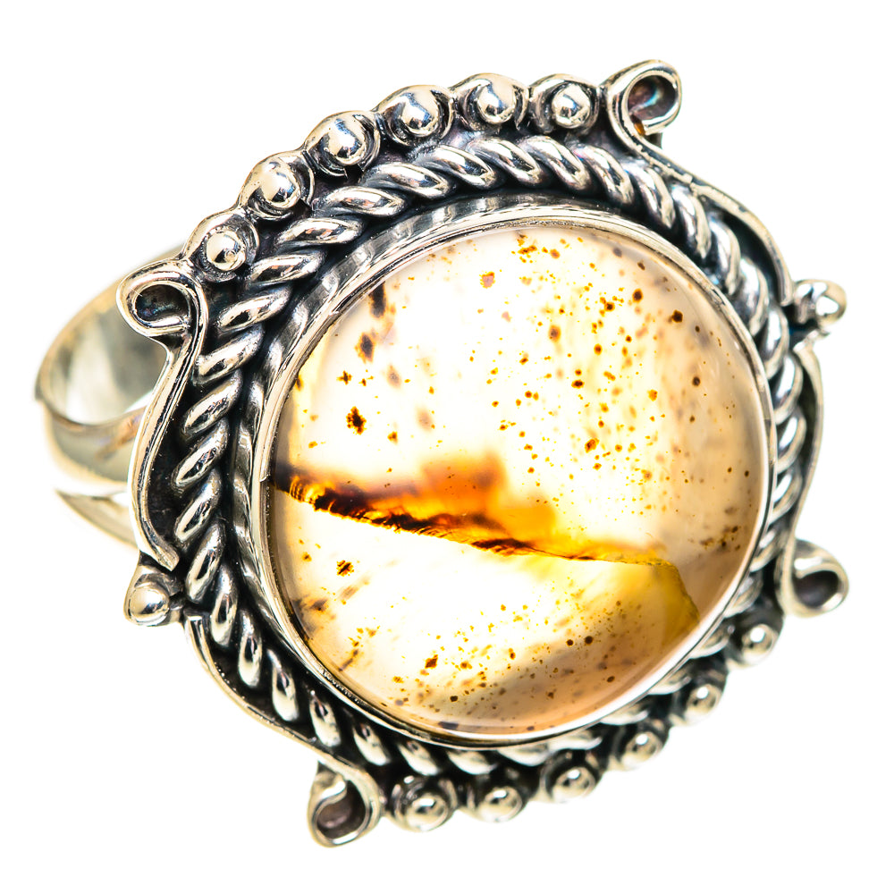 Montana Agate Rings handcrafted by Ana Silver Co - RING107571 - Photo 2