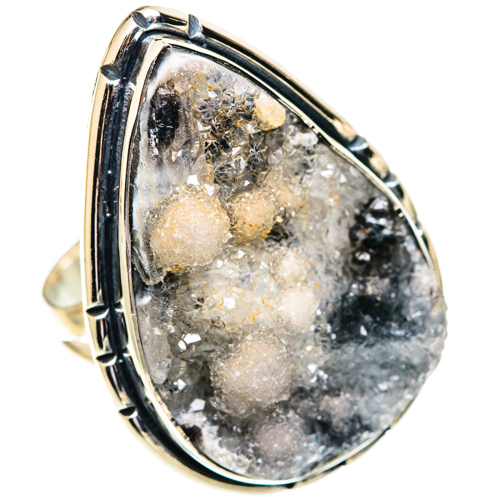 Desert Druzy Rings handcrafted by Ana Silver Co - RING107590 - Photo 2