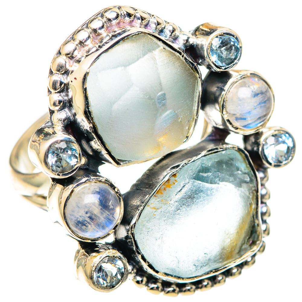 Aquamarine Rings handcrafted by Ana Silver Co - RING107684 - Photo 2