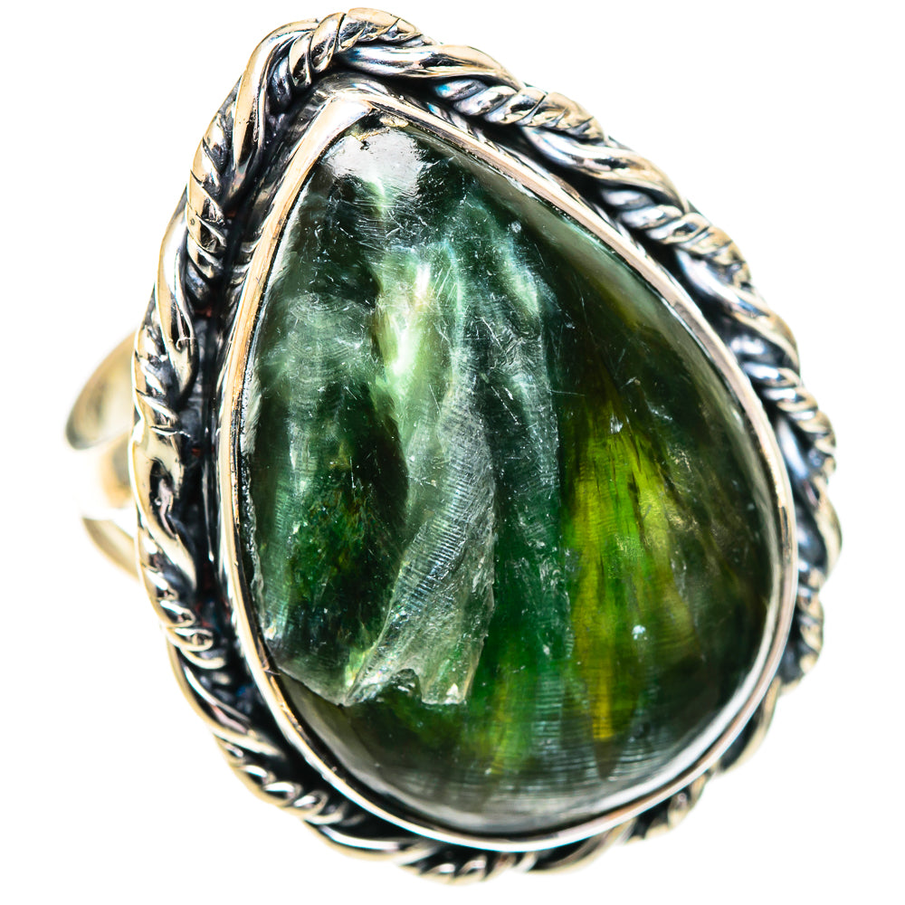 Seraphinite Rings handcrafted by Ana Silver Co - RING107695 - Photo 2