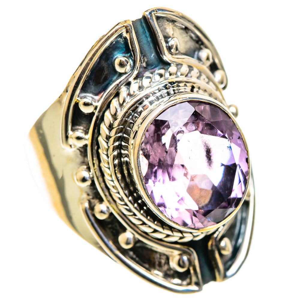 Amethyst Rings handcrafted by Ana Silver Co - RING107748 - Photo 2