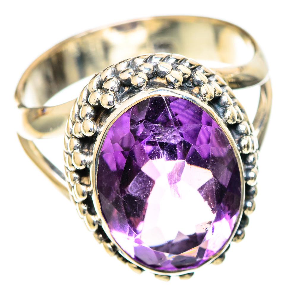 Amethyst Rings handcrafted by Ana Silver Co - RING107751 - Photo 2