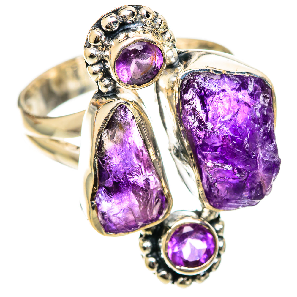 Amethyst Rings handcrafted by Ana Silver Co - RING107821 - Photo 2