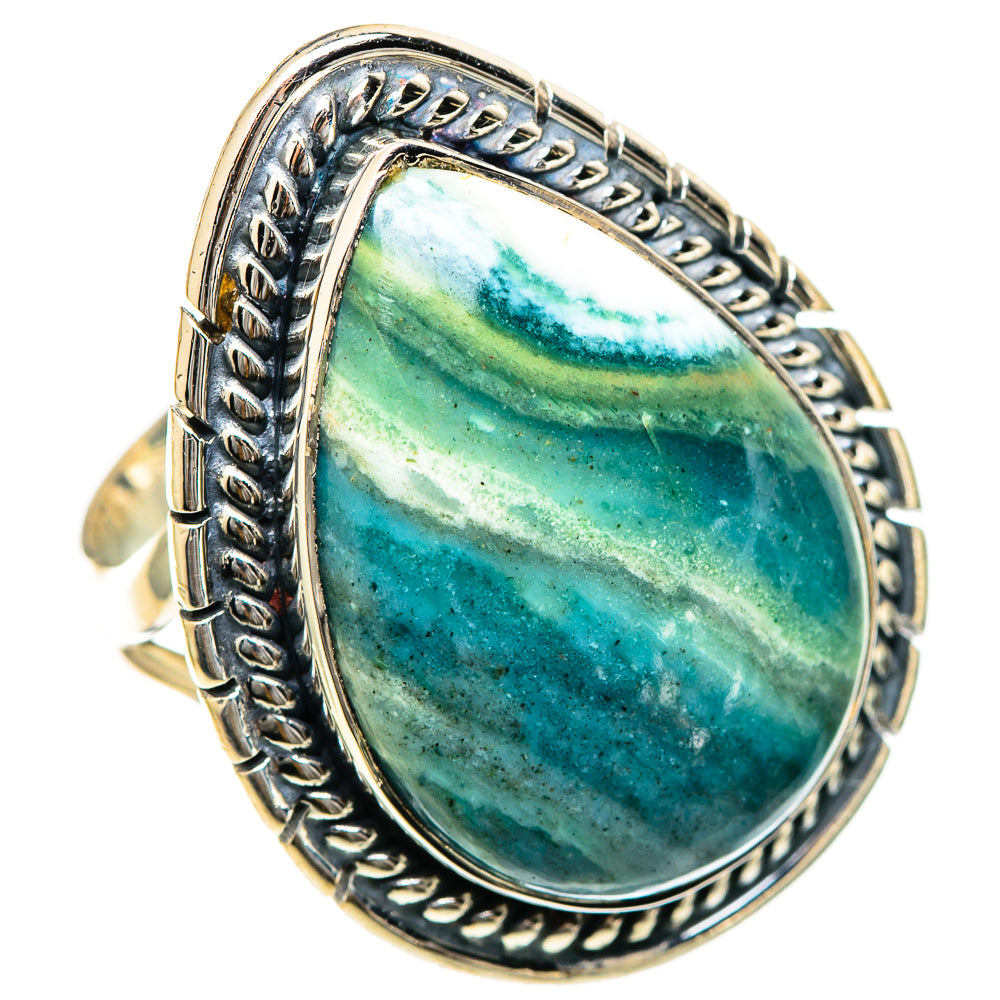 Ocean Jasper Rings handcrafted by Ana Silver Co - RING107936 - Photo 2