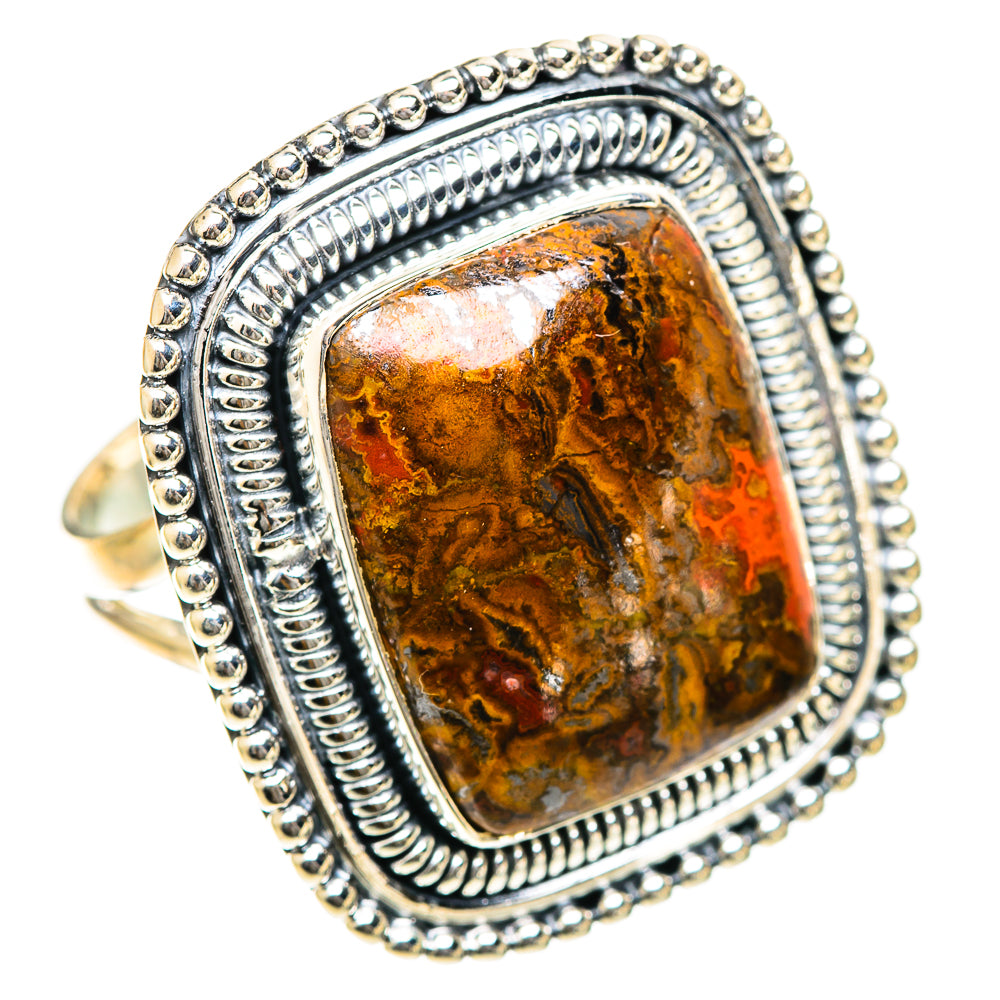 Moroccan Agate Rings handcrafted by Ana Silver Co - RING107951 - Photo 2