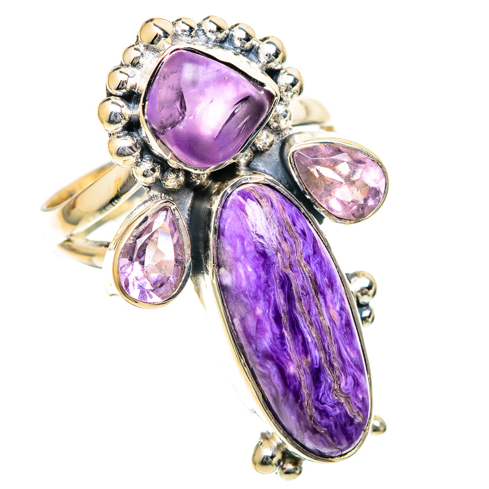 Charoite Rings handcrafted by Ana Silver Co - RING107959 - Photo 2