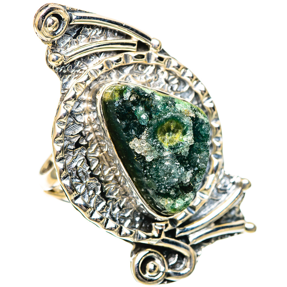 Seraphinite Rings handcrafted by Ana Silver Co - RING107984 - Photo 2