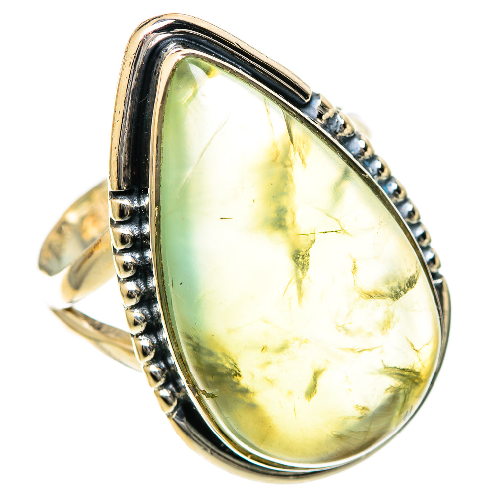 Prehnite Rings handcrafted by Ana Silver Co - RING107987 - Photo 2