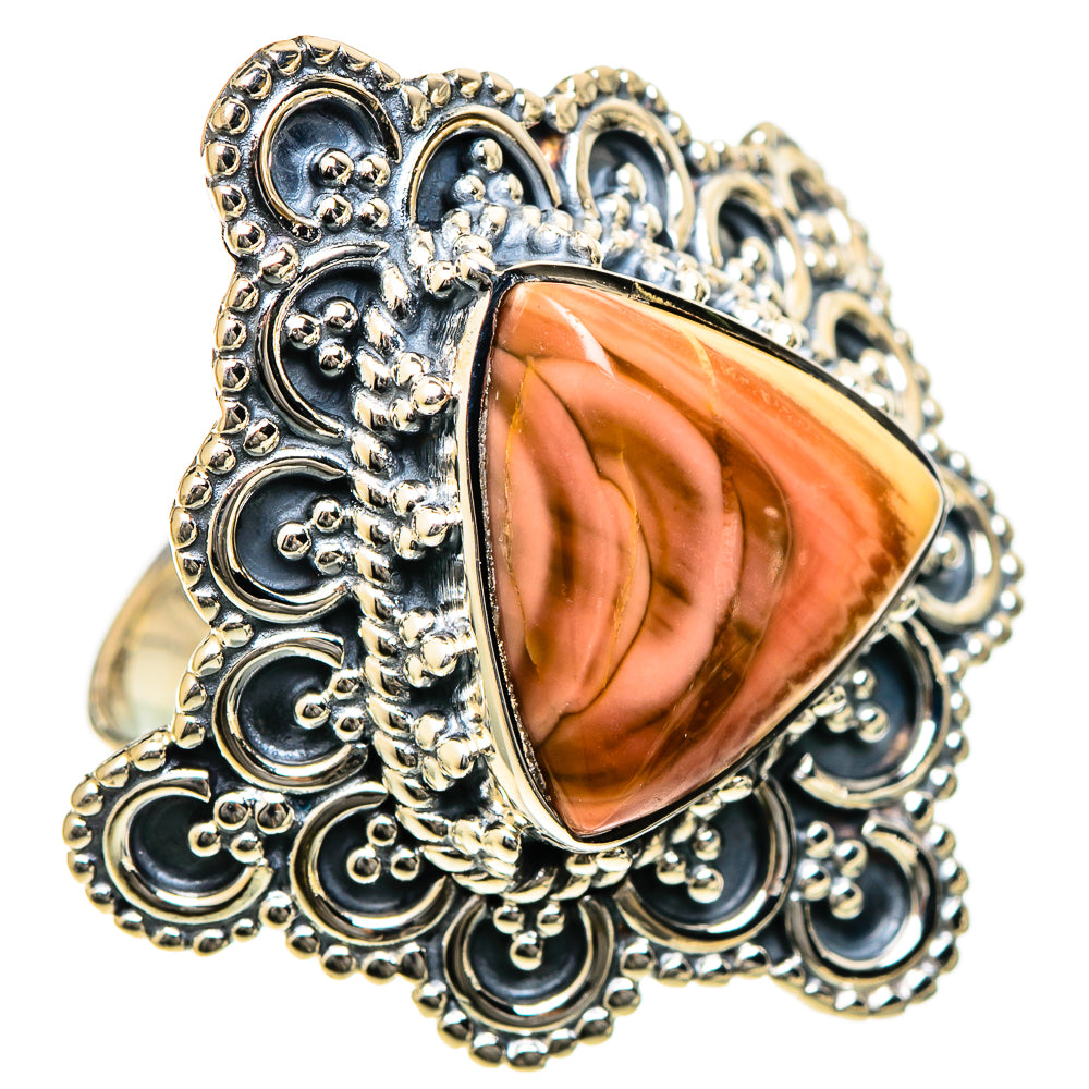 Imperial Jasper Rings handcrafted by Ana Silver Co - RING108023 - Photo 2