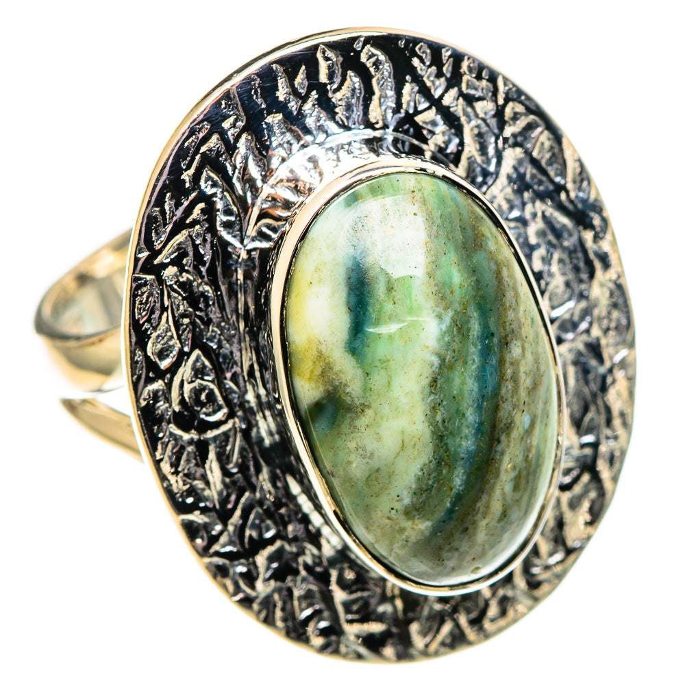 Ocean Jasper Rings handcrafted by Ana Silver Co - RING108040 - Photo 2
