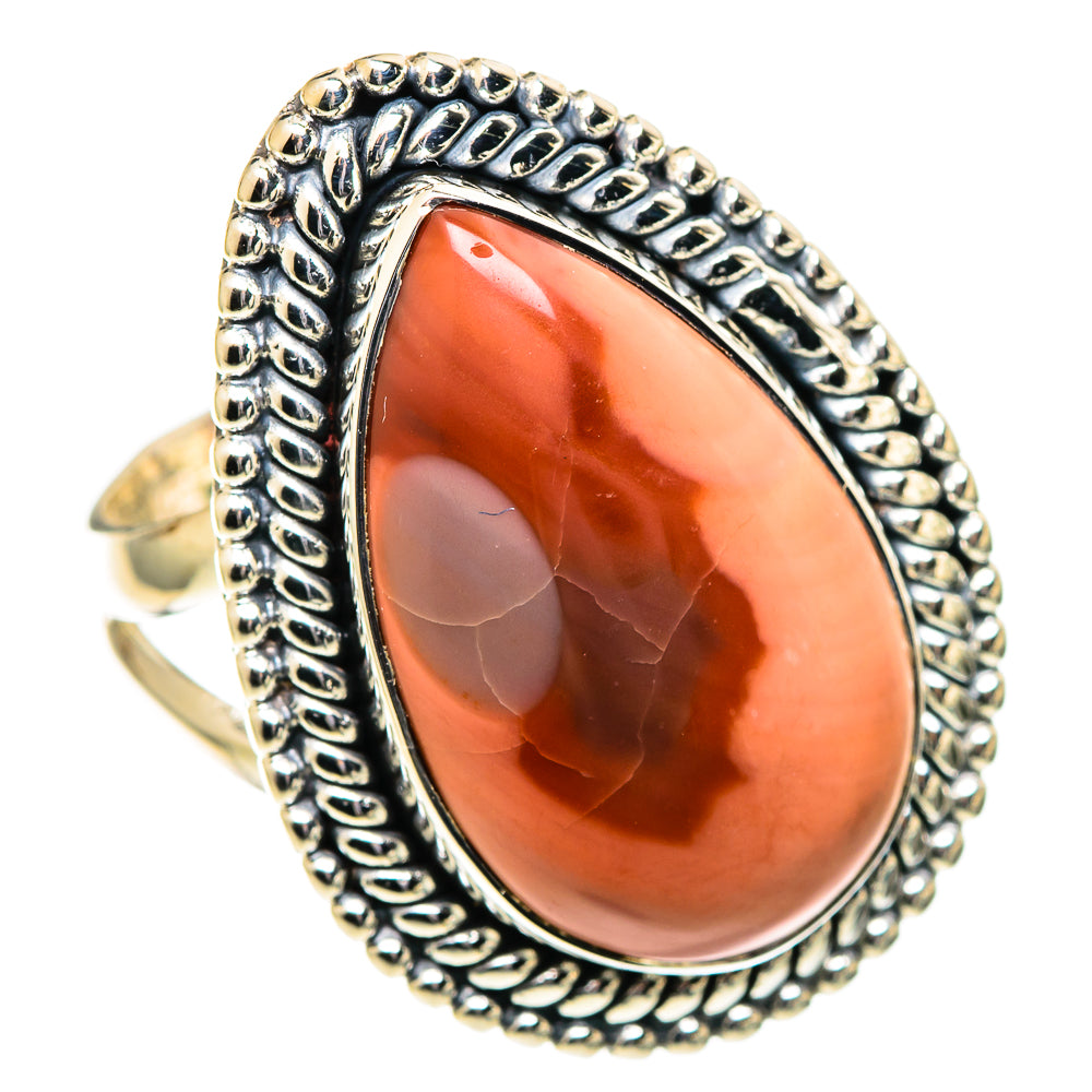 Imperial Jasper Rings handcrafted by Ana Silver Co - RING108123 - Photo 2