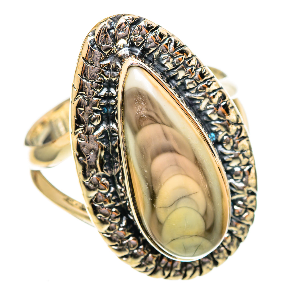 Polychrome Jasper Rings handcrafted by Ana Silver Co - RING108225 - Photo 2