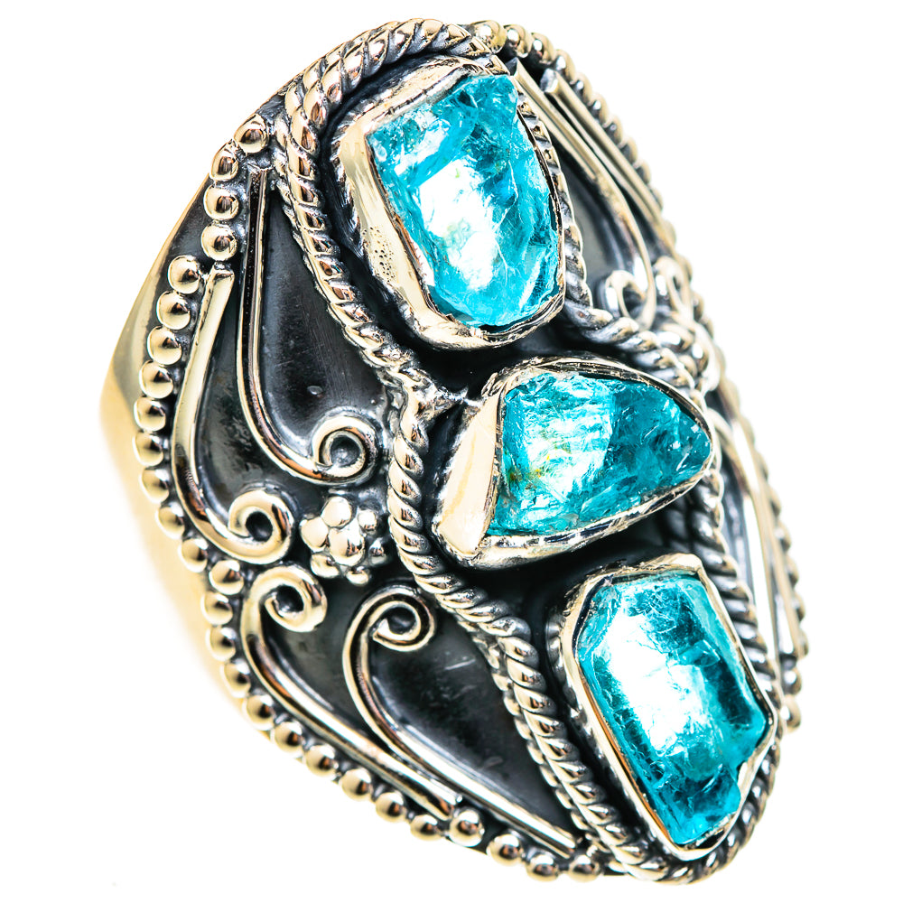 Apatite Rings handcrafted by Ana Silver Co - RING108247 - Photo 2