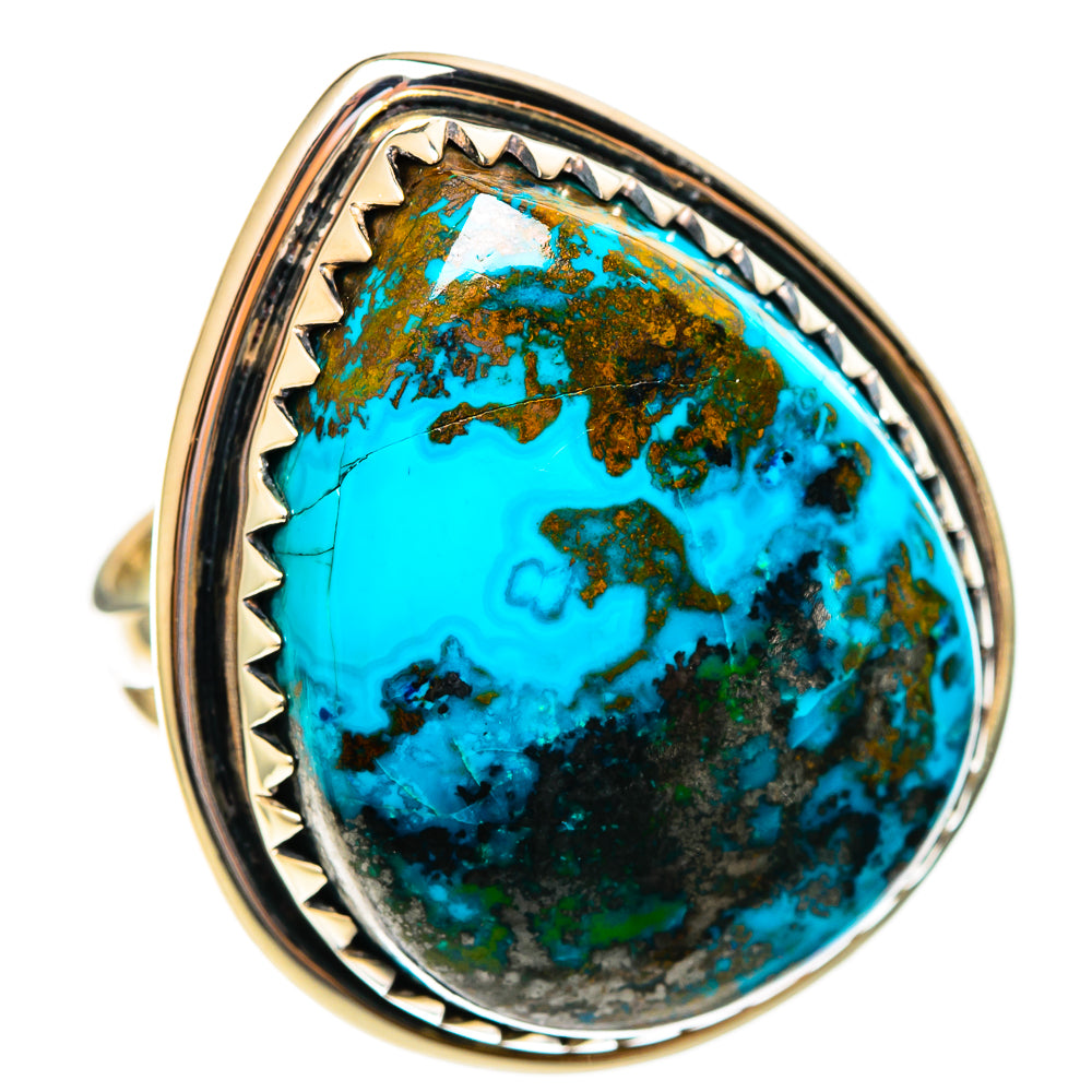 Shattuckite Rings handcrafted by Ana Silver Co - RING108285 - Photo 2