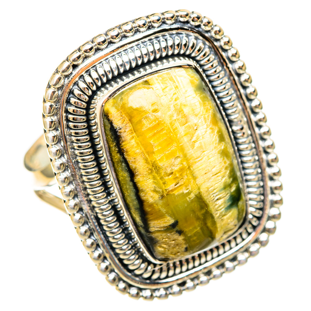 Rainforest Jasper Rings handcrafted by Ana Silver Co - RING108291 - Photo 2