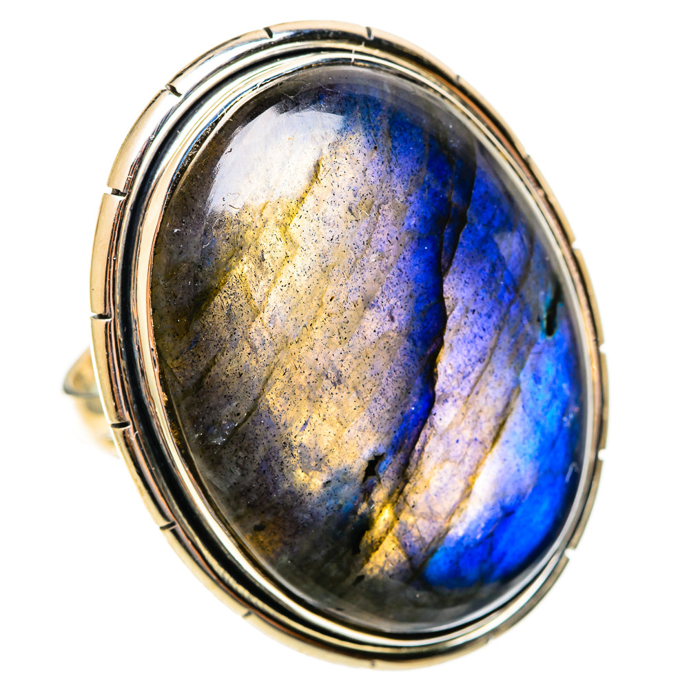 Labradorite Rings handcrafted by Ana Silver Co - RING108318 - Photo 2