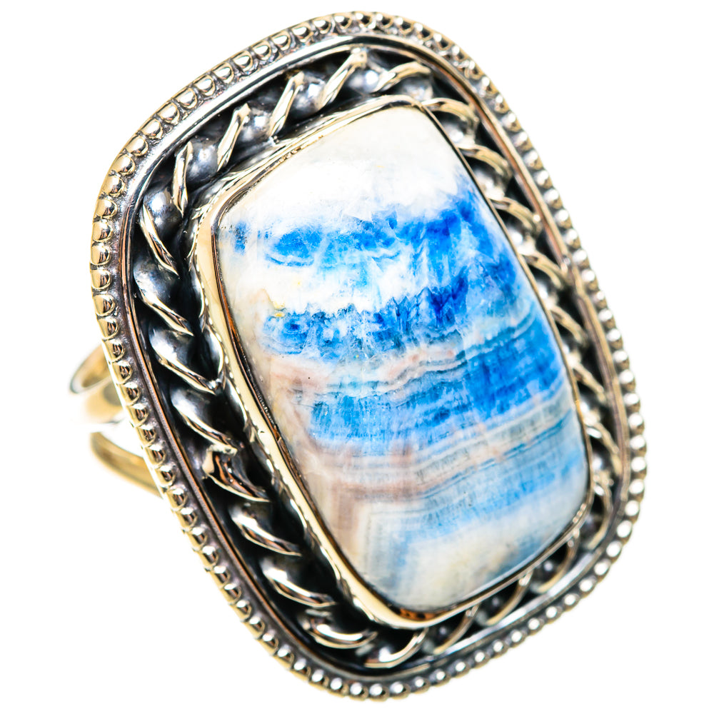 Blue Scheelite Rings handcrafted by Ana Silver Co - RING108319 - Photo 2