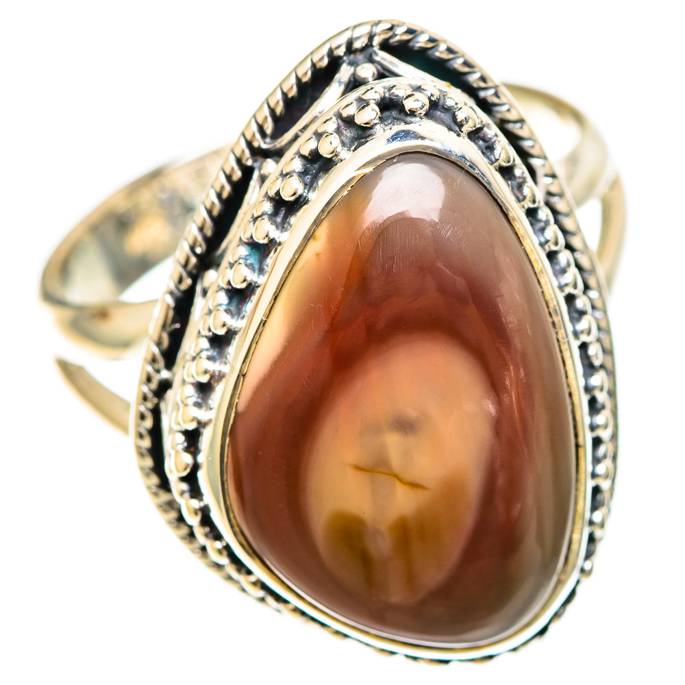 Imperial Jasper Rings handcrafted by Ana Silver Co - RING108463 - Photo 2
